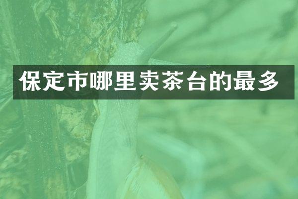 保定市哪里卖茶台的最多