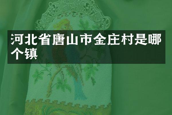 河北省唐山市金庄村是哪个镇