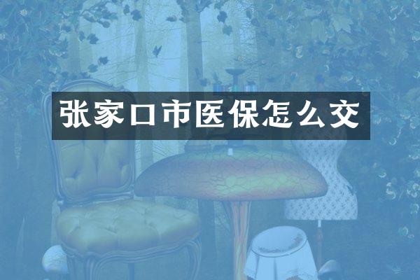 张家口市医保怎么交