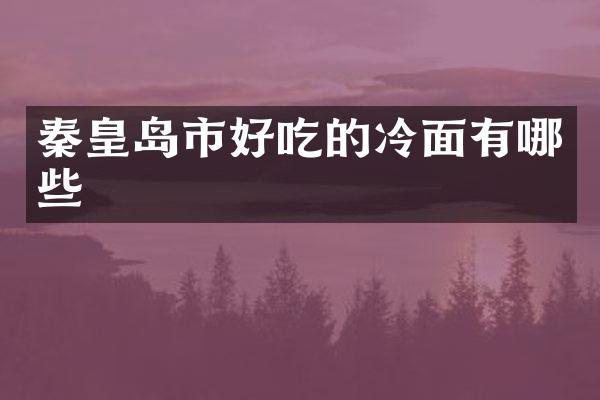 秦皇岛市好吃的冷面有哪些