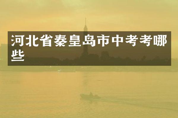 河北省秦皇岛市中考考哪些