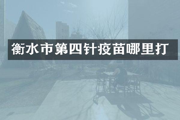 衡水市第四针疫苗哪里打