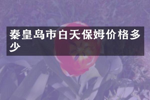 秦皇岛市白天保姆价格多少
