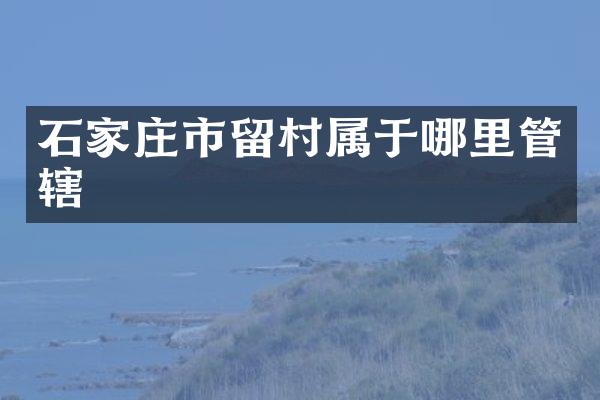 石家庄市留村属于哪里管辖
