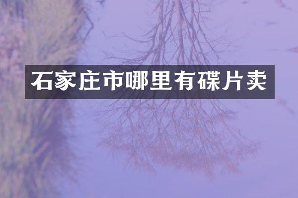 石家庄市哪里有碟片卖