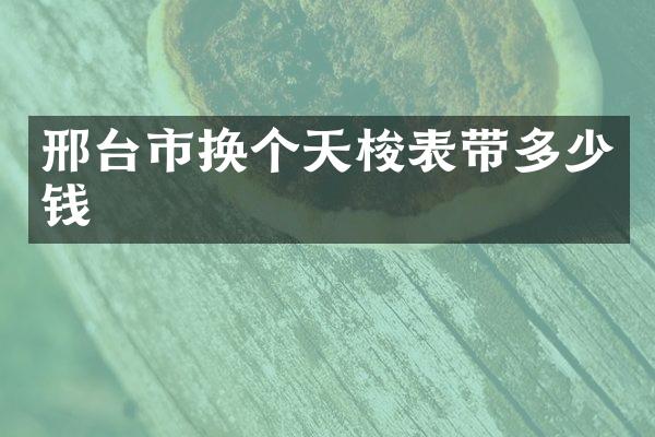 邢台市换个天梭表带多少钱