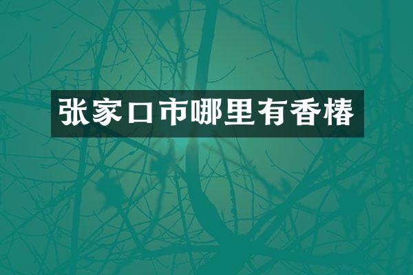 张家口市哪里有香椿