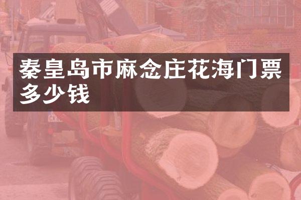 秦皇岛市麻念庄花海门票多少钱