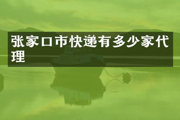 张家口市快递有多少家代理