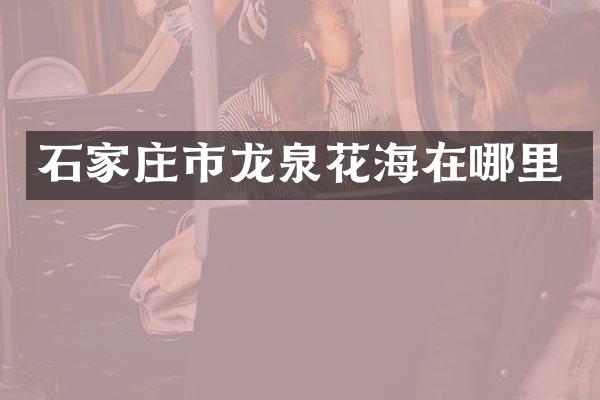 石家庄市龙泉花海在哪里