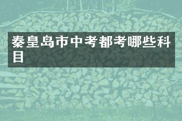 秦皇岛市中考都考哪些科目