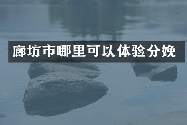 廊坊市哪里可以体验分娩