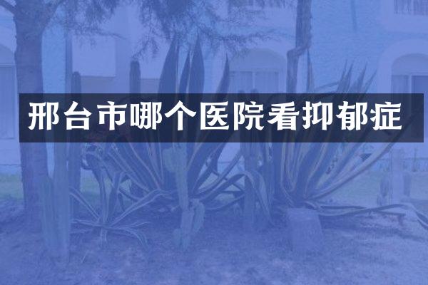 邢台市哪个医院看抑郁症