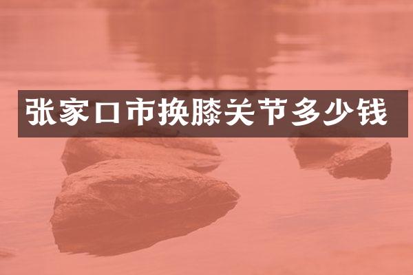 张家口市换膝关节多少钱