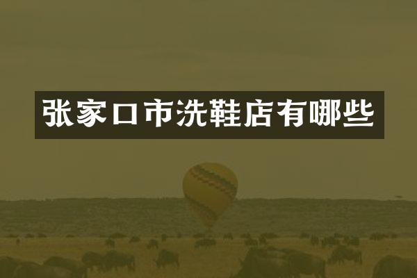 张家口市洗鞋店有哪些