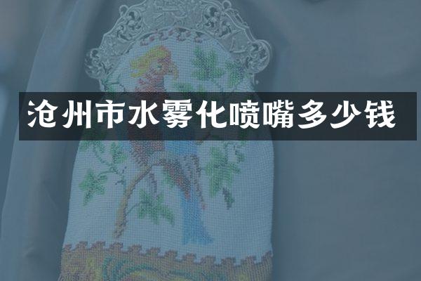 沧州市水雾化喷嘴多少钱