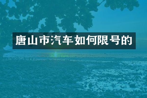 唐山市汽车如何限号的