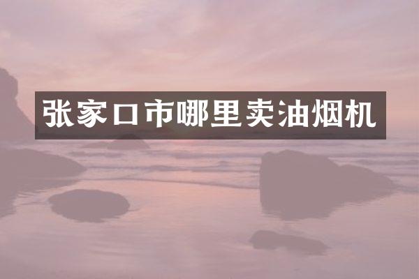 张家口市哪里卖油烟机