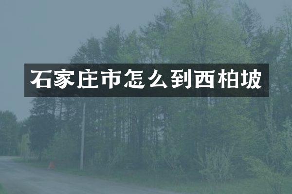 石家庄市怎么到西柏坡
