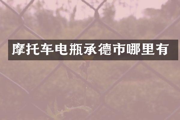 摩托车电瓶承德市哪里有