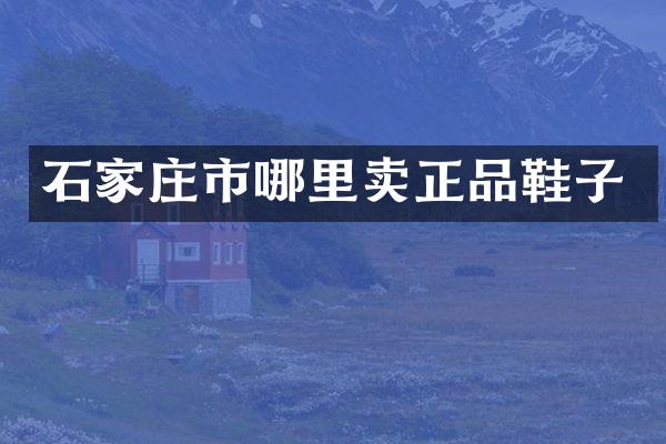 石家庄市哪里卖正品鞋子
