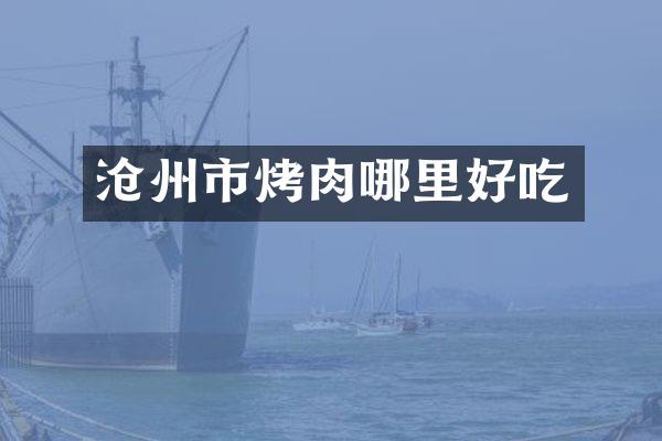 沧州市烤肉哪里好吃