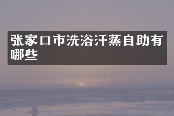 张家口市洗浴汗蒸自助有哪些