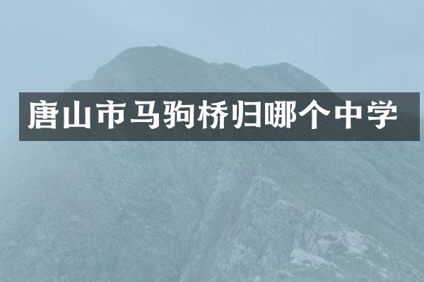 唐山市马驹桥归哪个中学