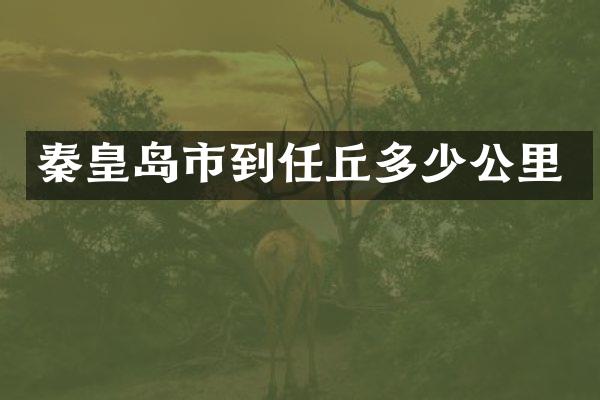 秦皇岛市到任丘多少公里