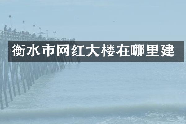 衡水市网红大楼在哪里建