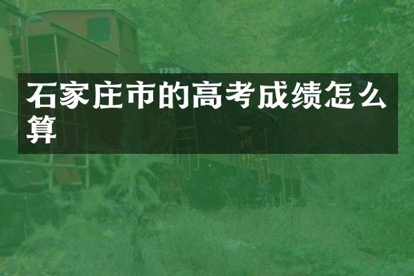 石家庄市的高考成绩怎么算