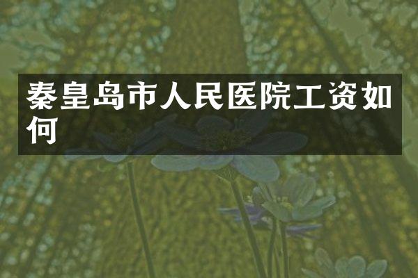 秦皇岛市人民医院工资如何