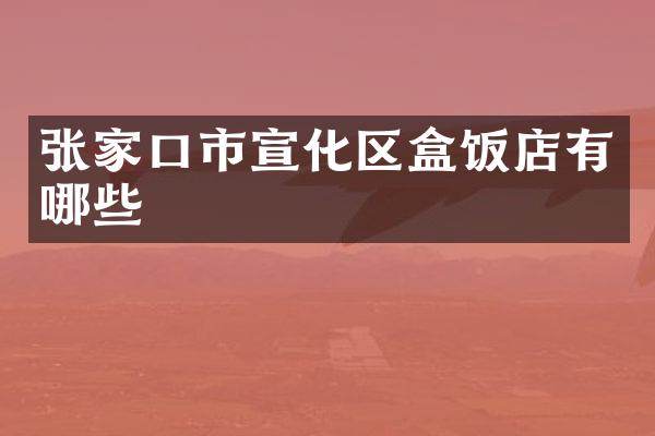 张家口市宣化区盒饭店有哪些