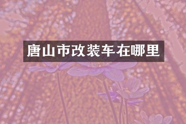 唐山市改装车在哪里