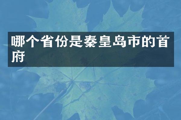 哪个省份是秦皇岛市的首府