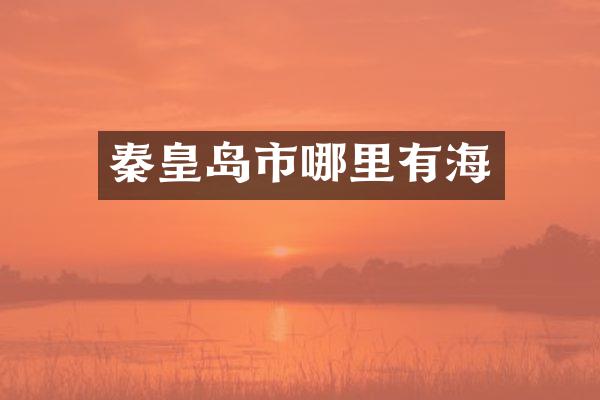 秦皇岛市哪里有海
