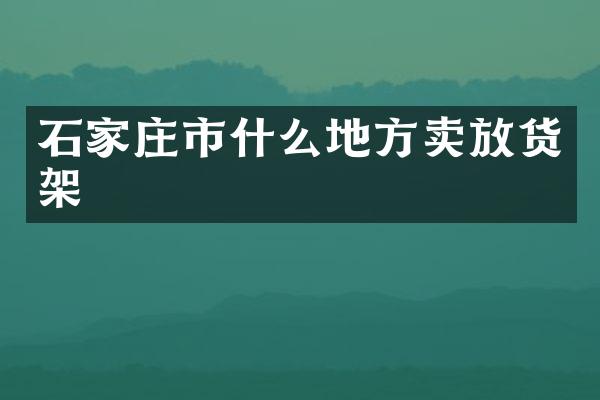 石家庄市什么地方卖放货架