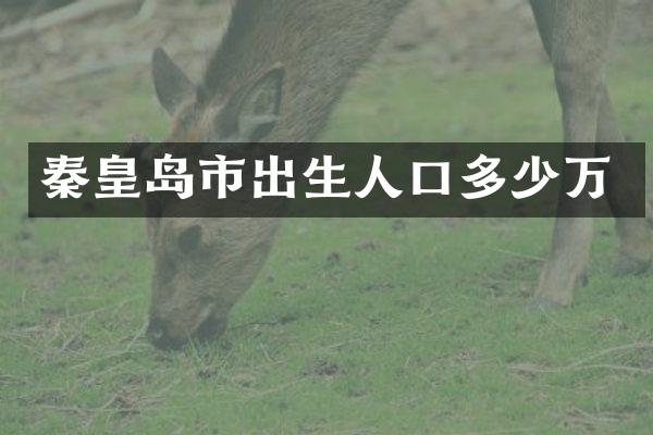 秦皇岛市出生人口多少万