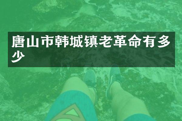 唐山市韩城镇老革命有多少