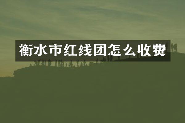 衡水市红线团怎么收费