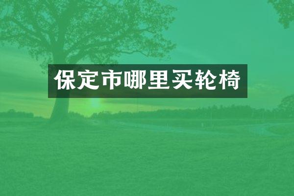 保定市哪里买轮椅