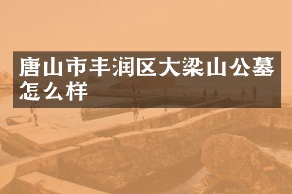 唐山市丰润区大梁山公墓怎么样