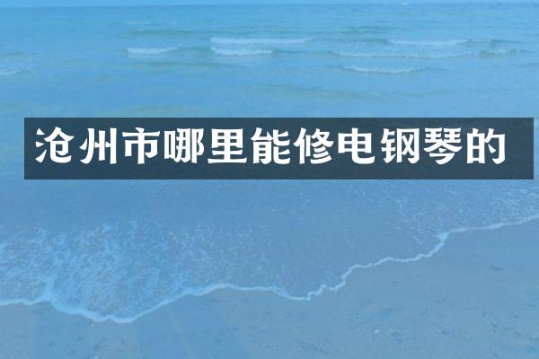 沧州市哪里能修电钢琴的