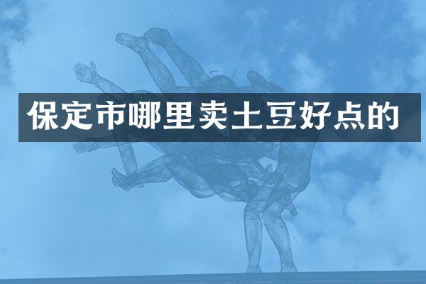 保定市哪里卖土豆好点的