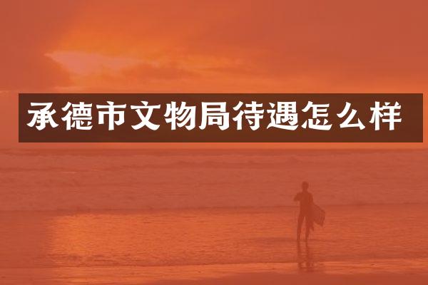承德市文物局待遇怎么样