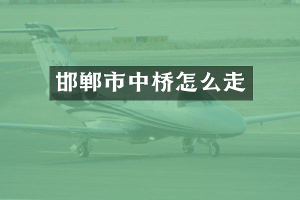 邯郸市中桥怎么走