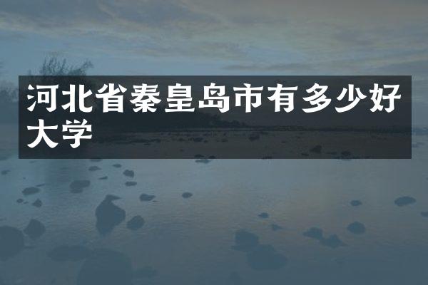 河北省秦皇岛市有多少好大学