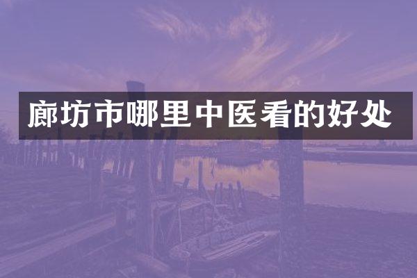 廊坊市哪里中医看的好处