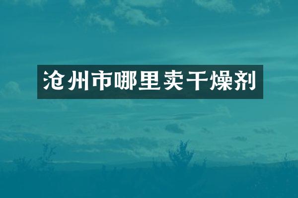 沧州市哪里卖干燥剂