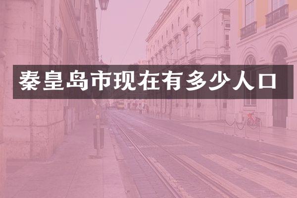 秦皇岛市现在有多少人口